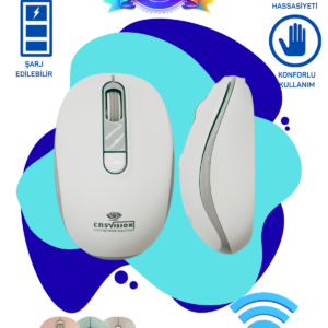 Kablosuz Wireless Kablosuz Mouse Gri